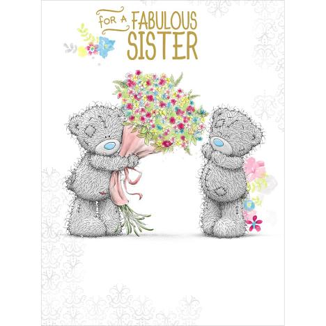 Fabulous Sister Me to You Bear Large Birthday Card £3.59